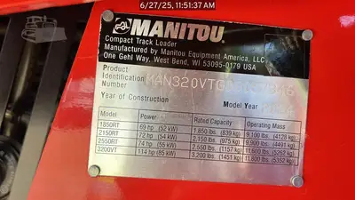 Used 2023 MANITOU 3200VT Compact Track Loaders South Carolina US | National Equipment Dealers #1422697
