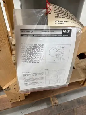 USED AEROVENT TUBEAXIAL FAN
