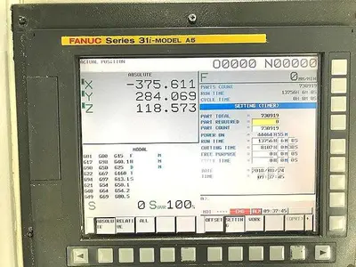 USED 2008 FANUC ROBODRILL ALPHA-T21IFL