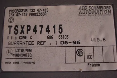 USED TELEMECANIQUE PROCESSOR MODULE TSXP47415