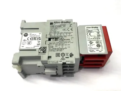 Used Allen-Bradley Ser. A Guardmaster Safety Contactor 24VDC 9A PLC Contactors Michigan US | Maverick Industrial Sales #1393249