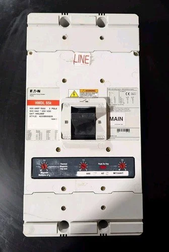 Eaton Cutler Hammer HMDL3800F HMDL 65k 800 Amp 3 Pole