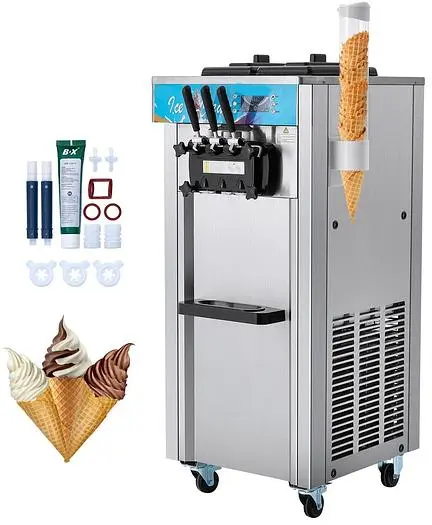 3 FLAVOR SOFT SERVE MACHINE -