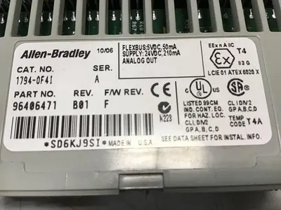 USED ALLEN BRADLEY 1794-OF4I SER A