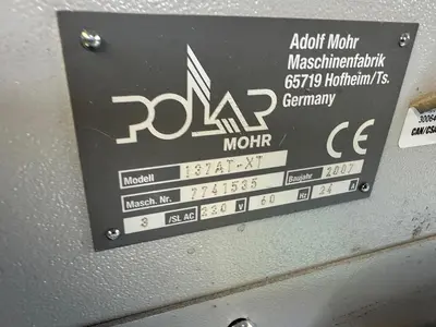 USED 2007 POLAR 137 XT AUTOTRIM FULL CUTTING LINE