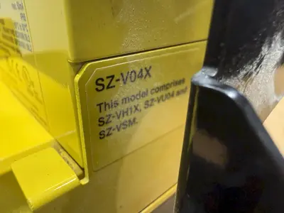2024 KEYENCE MODEL SZV04X SAFETY LASER SCANNER, MULTI-FUNCTION TYPE, WITH CAMERA FUNCTION: YOBRO #24838
