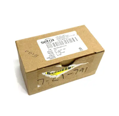USED SETRA DIFFERENTIAL PRESSURE TRANSMITTER 0-2.5" WC RANGE