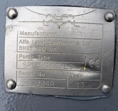 USED 2013 ALFA LAVAL SRU5 168 LS