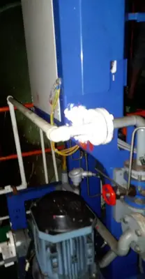 Alfa-Laval P-615 fuel/lube oil purifier, 316SS.