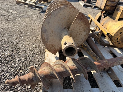 Used MCMILLEN HYDRAULIC POWERED DIGGER HEAD WITH AUGERS Skid Augers Michigan US | Miedema Asset Management Group #1410955