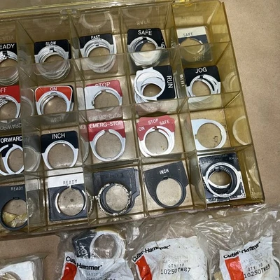 Mixed Lot of Cutler-Hammer Large Legends W/case Fast Shipping! + Warranty