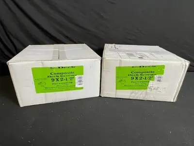 C-Deck CD212B Composite Deck Screws 9x2-1/2 Brown Ceramic Coated - 2 Boxes (3,500 pcs)