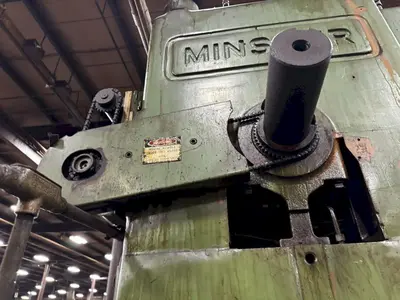 100 TON MINSTER P2-100-42 PIECE MAKER STRAIGHT SIDE SSDC HIGH SPEED PRESS 6" STROKE: YOBRO #23916