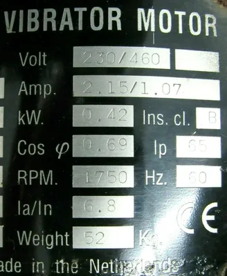 NEW VIMARC BXP 90-4 VIBRATOR MOTOR BXP904 230/460V