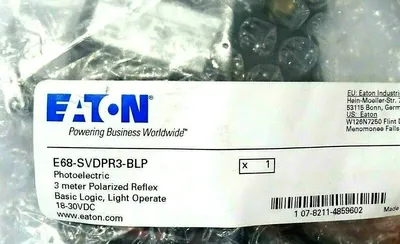 NEW EATON E68-SVDPR3-BLP PHOTOELECTRIC SENSOR E68SVDPR3BLP