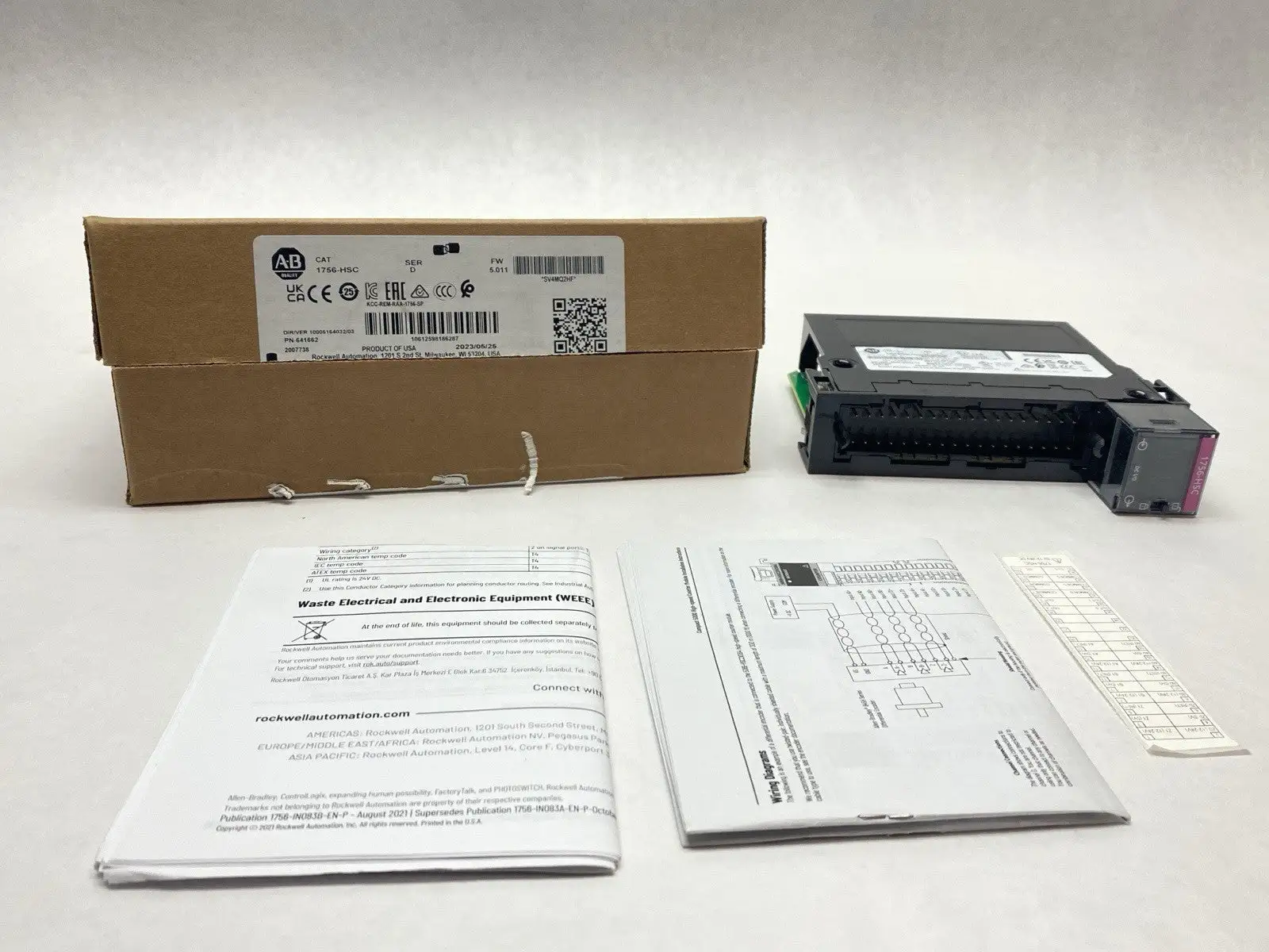 USED ALLEN BRADLEY SER D CONTROLLOGIX HIGH SPEED COUNTER MODULE