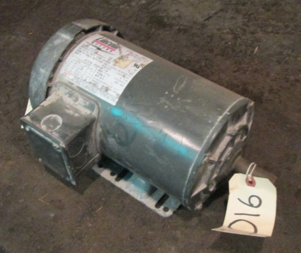 2 HP Lincoln Electric Motor, 1725 rpm, TEFC