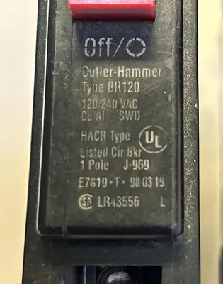 USED CUTLER-HAMMER BR120