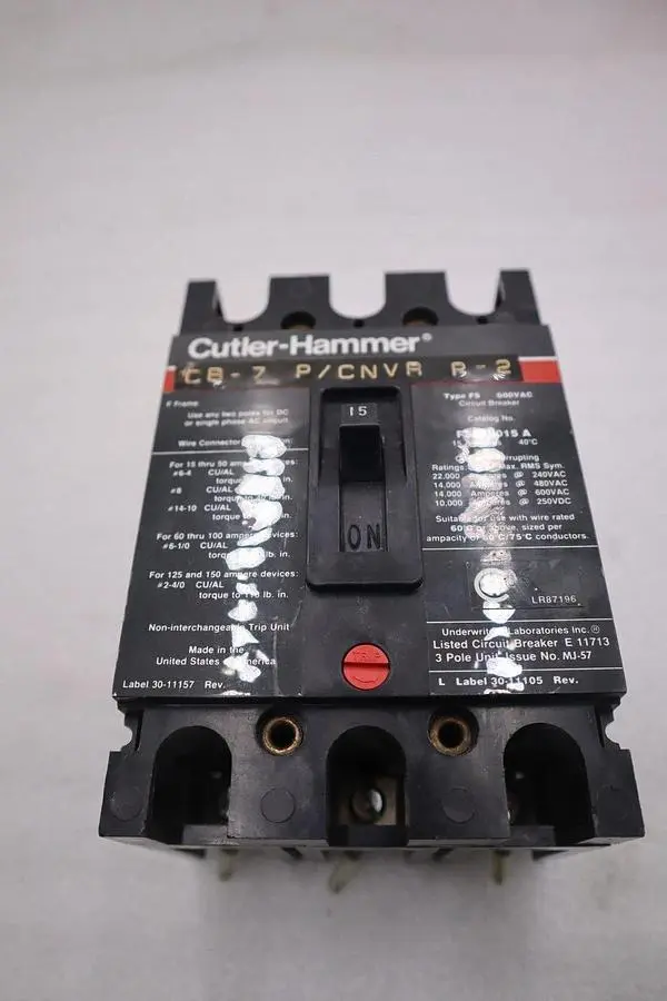 FS360015A Cutler Hammer Circuit Breaker STOCK 4889