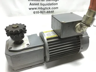 Baldor GM25120 0.14/0.17HP Gearmotor 11.3/13.8RPM 3PH