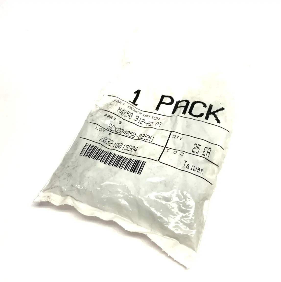 SCX204050-025M1 | Stainless Steel Shoulder Screws M4X50 912-A2 PT PKG OF 25 - New