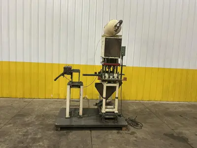 12 TON PNEUPOWR AIRAM MODEL #4P12 PNEUMATIC PRESS 3” STROKE: YOBRO #24856