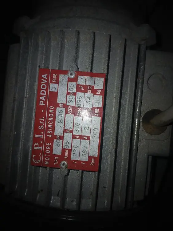 Used 1995 C.P.I.S.R.L. B0HP A.C. Motors Tennessee US | BAKE Marketing #883714