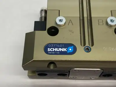 Used SCHUNK Universal Pneumatic Gripper 2-Jaw 8mm Stroke 371401 Pneumatic Cylinders Michigan US | Maverick Industrial Sales #1410880