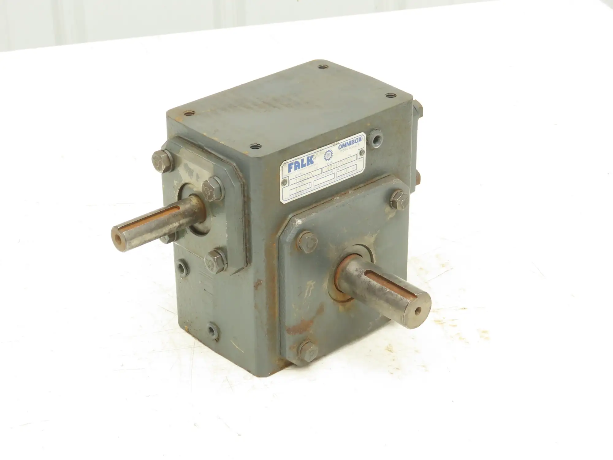 Falk Omnibox 238WB3A Worm Gearbox 10:1 Reducer 175rpm 3Hp RH Output