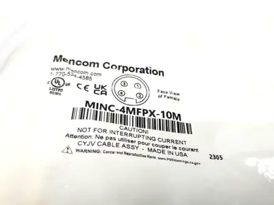 New | in-Stock Mencom MINC-4MFPX-10M Cable & Wire Michigan US | Maverick Industrial Sales #1401107