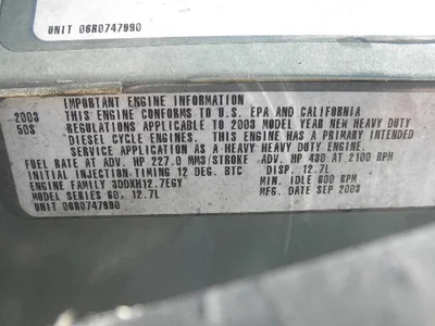 USED DETROIT SERIES 60