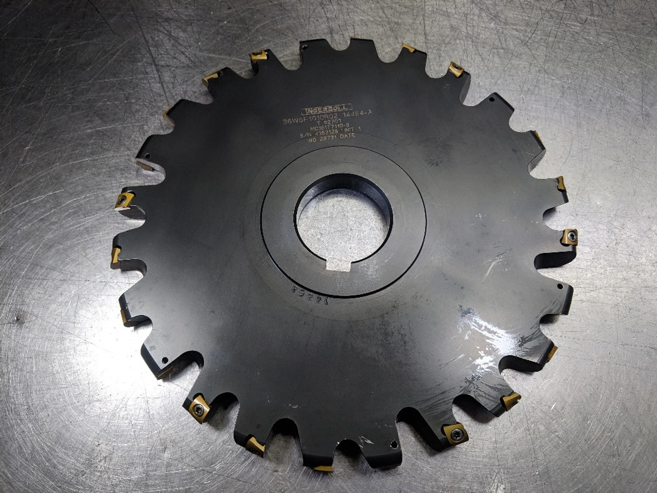 Ingersoll 10" Indexable Slot Milling Cutter 2" Arbor 36W6F1010R02 (LOC2732B)