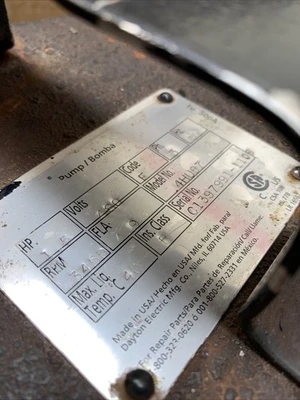 USED DAYTON 4HU87