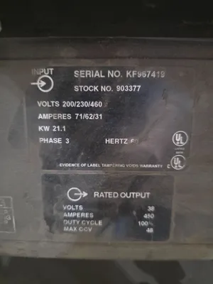 USED MILLER DELTAWELD 452
