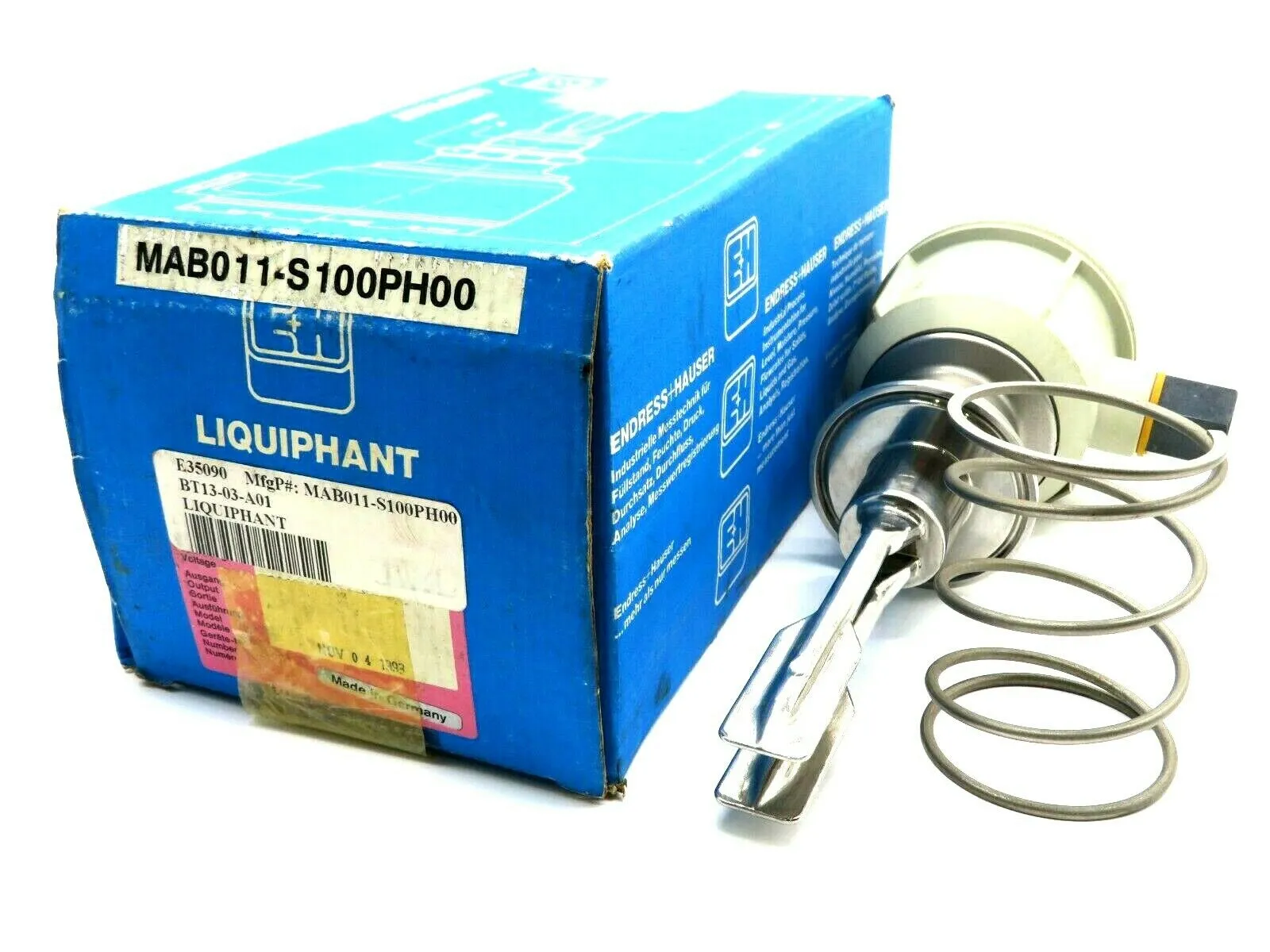 NEW ENDRESS + HAUSER LSM 160FS LIQUI-STIK MAB011-S100PH00