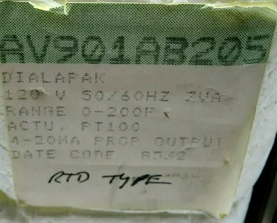 NEW HONEYWELL AV901AB205 TEMPERATURE CONTROLLER 120V 50/60HZ