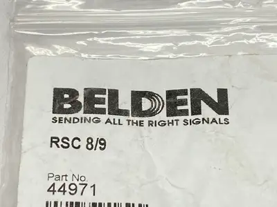 USED BELDEN FIELD-WIREABLE CONNECTOR MALE M12 8-PIN 44971