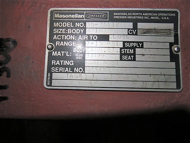Used Masoneilan Camflex II Valves/Fittings Minnesota US | Peak Machinery, Inc. #286592