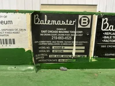 USED BALEMASTER 4030G-8