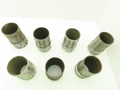 Dixon Valve 4"x 4" NPT Steel Pipe Nipple Hose Barb Fitting  Lot of 7