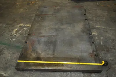 72" X 48" x 3" Bolster Plate