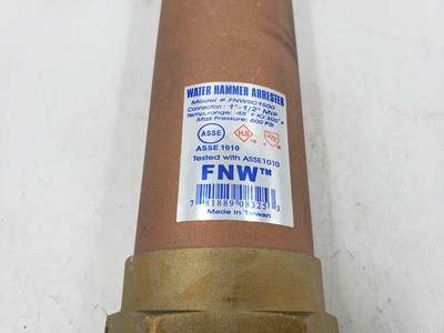 A.T.L. FNWSC1500 Water Hammer Arrester 600 PSI
