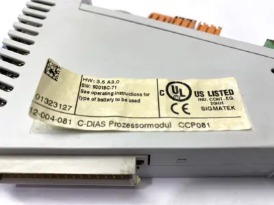 USED SIGMATEK C-DIAS PROCESSOR MODULE CCP081 MISSING COVER
