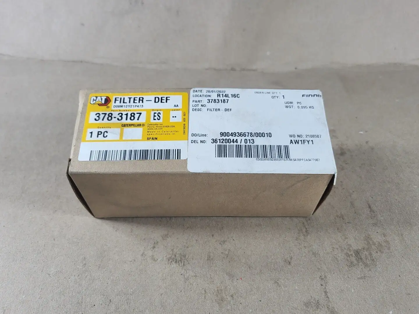 NEW CATERPILLAR 378-3187