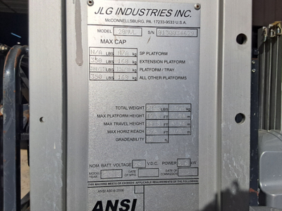 Used 2019 20MVL JLG Vertical Mast Lifts Texas US | Stack Equipment #1418931