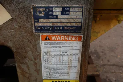 USED TWIN CITY FANS TBNS-SW