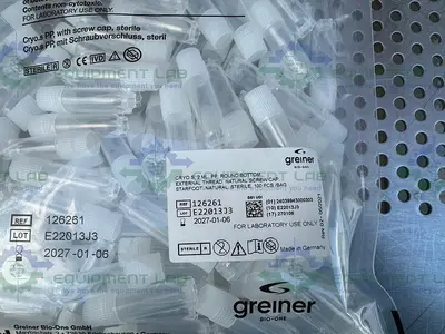 NEW 900 PACK -GREINER BIO-ONE 126261 CRYO.S ROUND BOTTOM 2 ML POLYPROPYLENE TUBES