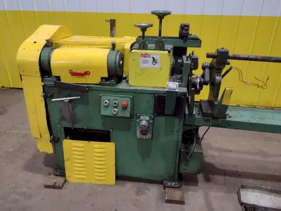 5/16" X 20' SHUSTER METTLER 2A4V AUTOMATIC WIRE STRAIGHTENER AND CUT MACHINE: STOCK #19403