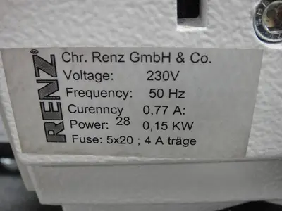 Renz Combi Comfort Type 34 Punching & Binding Machine