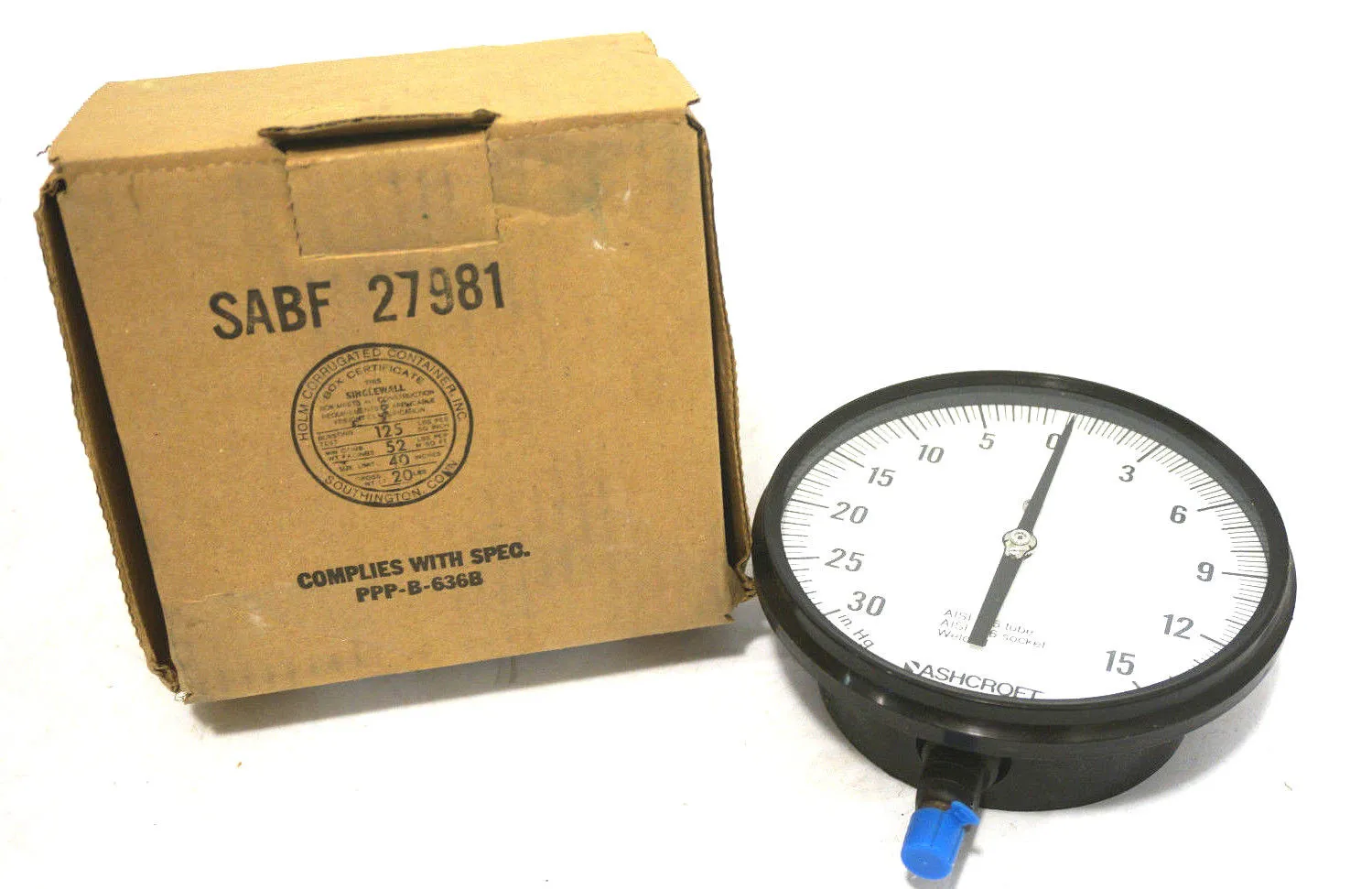 NEW ASHCROFT 45-2462SS-02L DURAGAUGE 4 1/2 " 452462SS02L